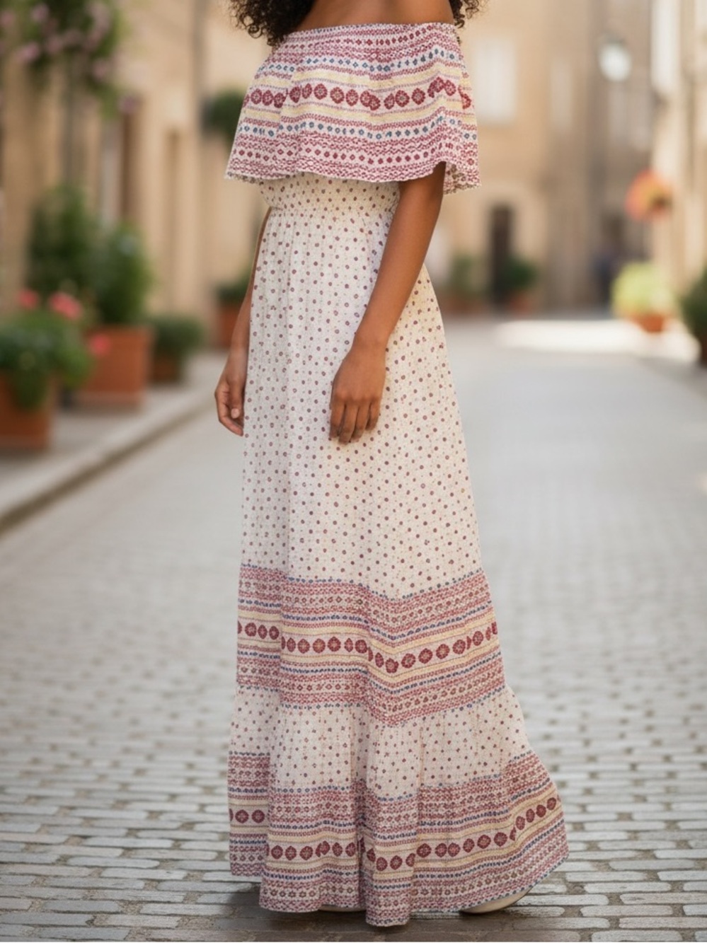 NWT SR Fashions Maxi Dress Size XL